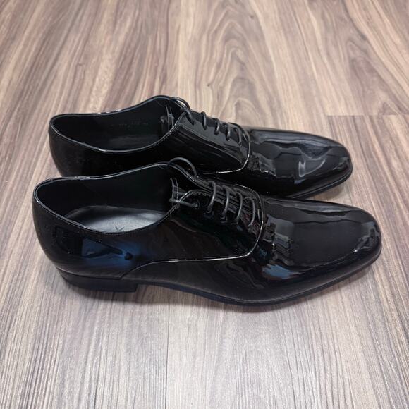J.M. Weston Black Patent Leather Oxford Shoes w/ Box UK 7